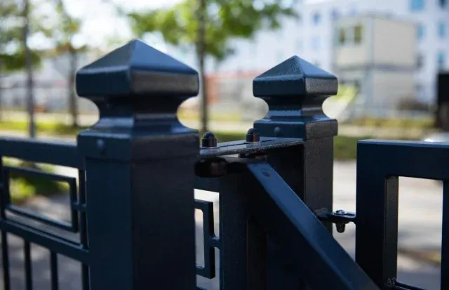 Zaun Berlin mit Schmiedezaun Element